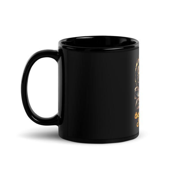 GAS Christian Mug - God Always Sustains | Black Glossy Coffee Mug