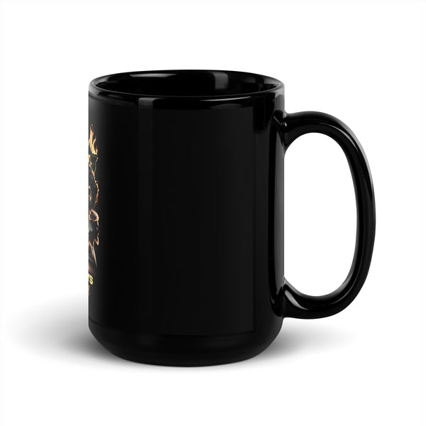 GAS Black Glossy Mug - God Always Sustains