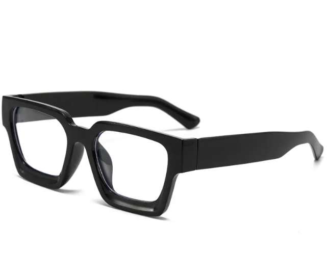 Classic Thick Square Frame Sunglasses UV Protection