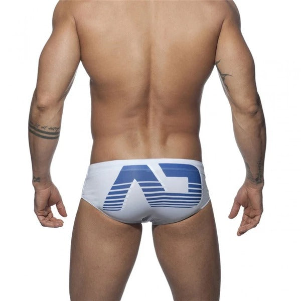 Men's Geometric Print Swim Briefs
