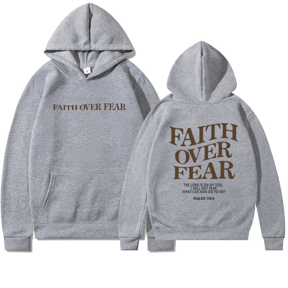 Faith Over Fear Hoodie | Faith Streetwear