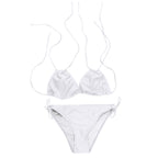 2019 Trendy Plus Size Halter Bikini Swimsuit for Women