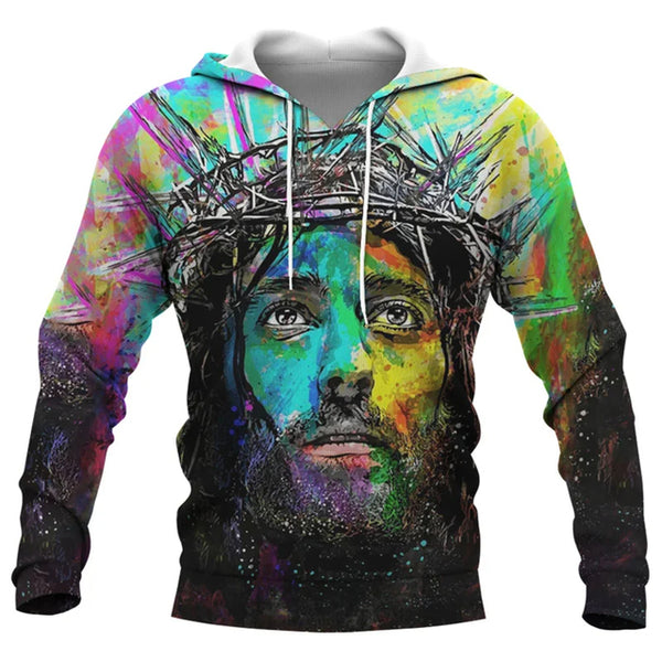 Jesus Amen 3D Hoodie for Men and Women Harajuku Fashion | Faith Streetwear