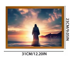 Illuminated Jesus LED Art Decor | Christian Home Decor