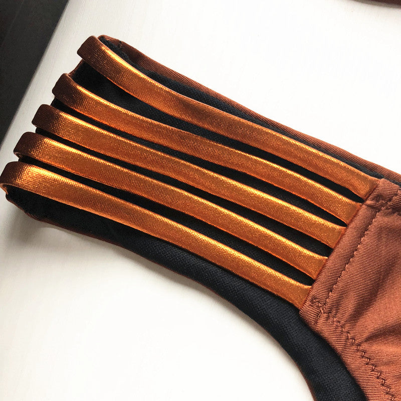 Underwire Push-Up Bandeau Bikini Set