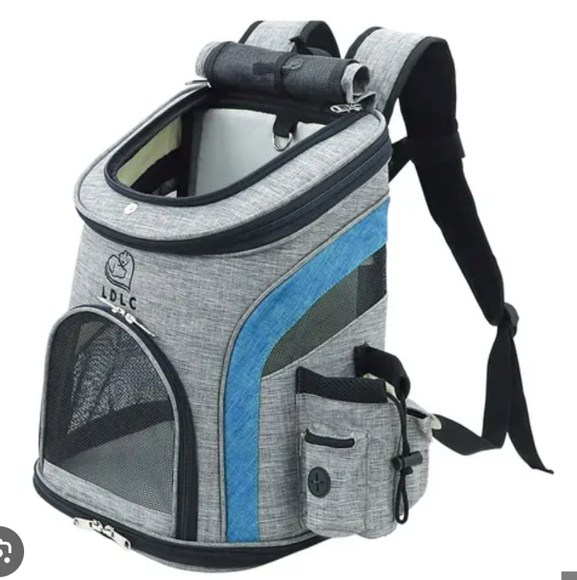 Portable Oxford Cloth Pet Backpack for Cats and Dogs