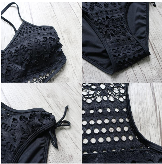 Eyelet Cutout One-Piece Swimsuit