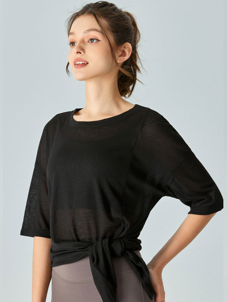 Lightweight Loose Summer Yoga Cover-Up for Women