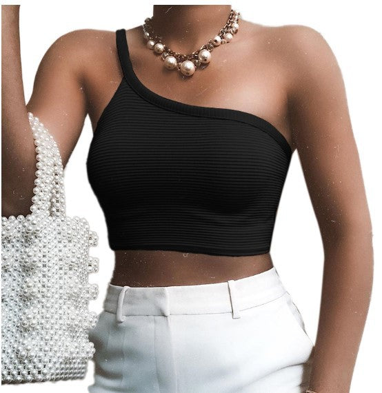 2020 Summer Sexy Women's Solid Irregular Tank Top