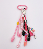 Colorful Braided Rope Keychain | Accessory