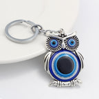 Owl Keychain with Blue Evil Eye Car Accessory | Accessory