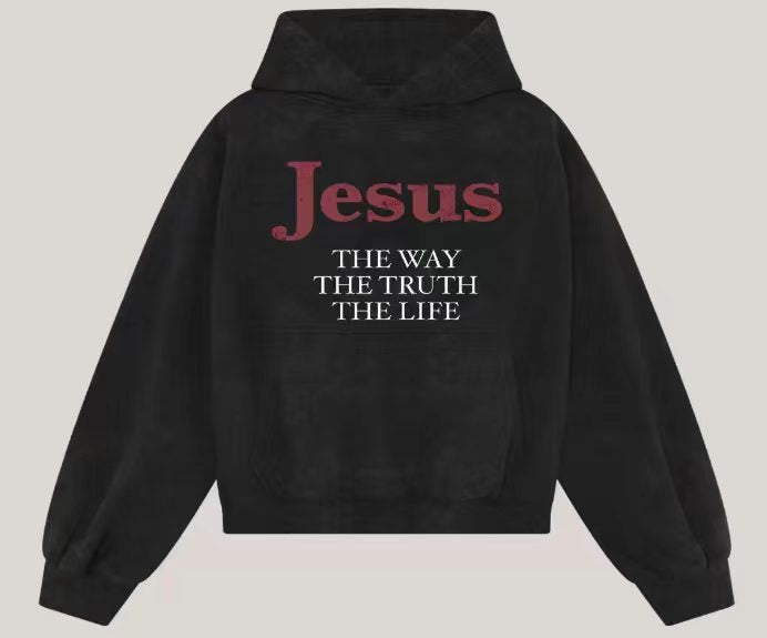 Jesus Is The Way Hoodie T-Shirt | Faith Streetwear
