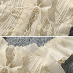 Stylish Summer Crop Top with Spaghetti Straps