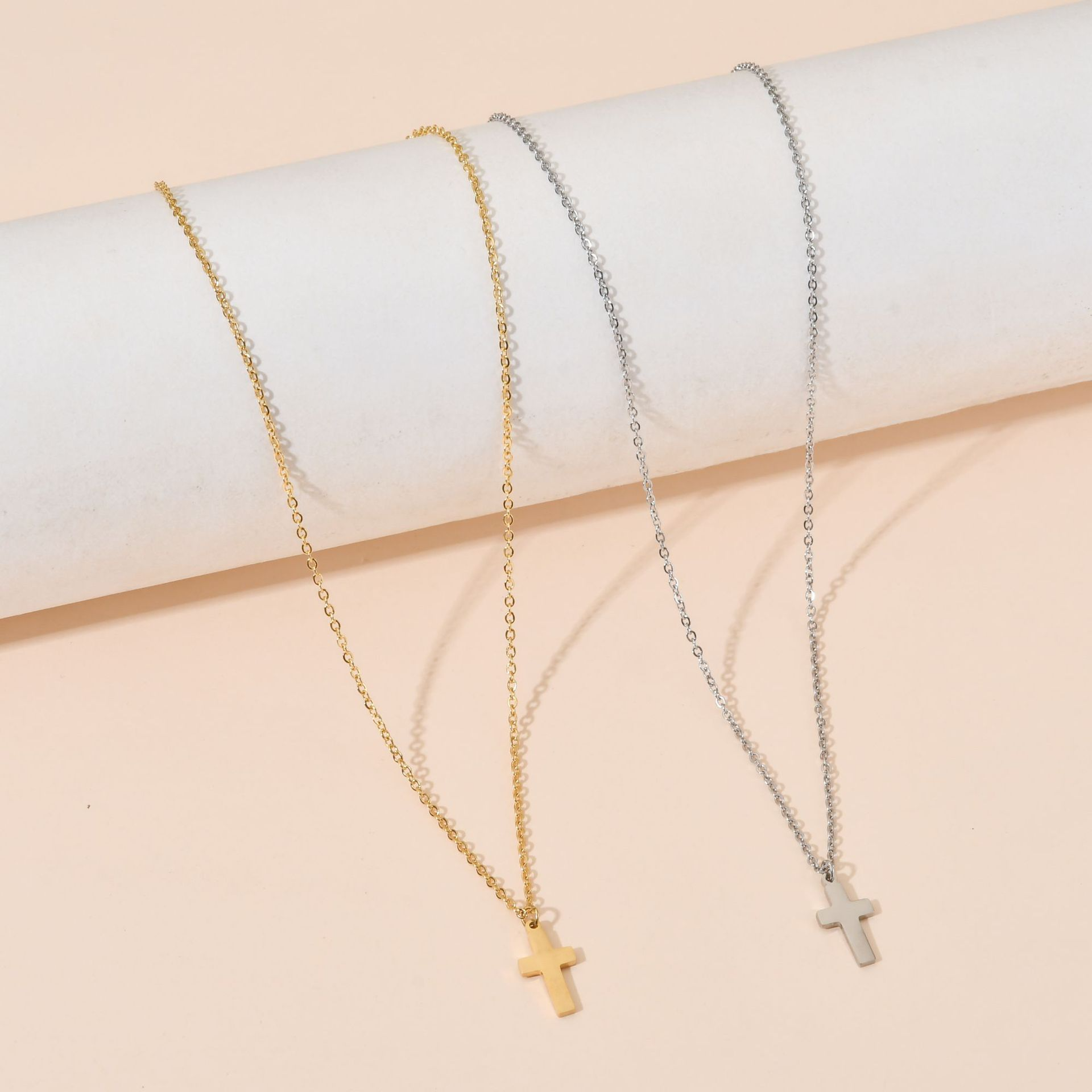 Stainless Steel Cross Necklace