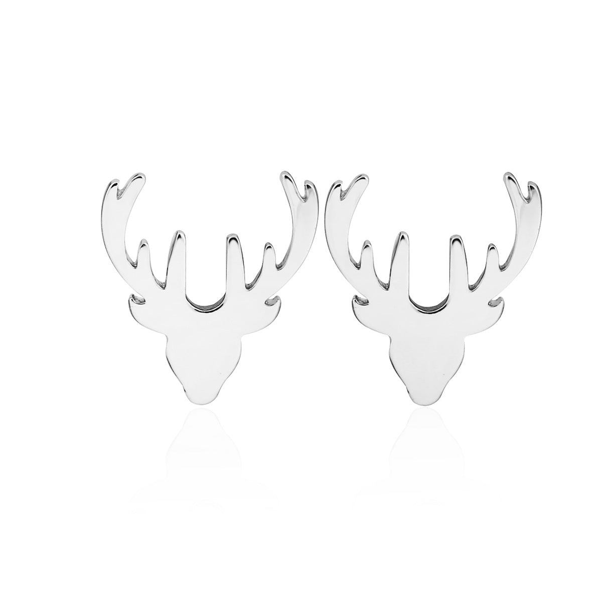 Stainless Steel Dog Paw Print Earrings for DIY Fashion