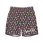 Men's Tropical Reef Print Swim Trunks