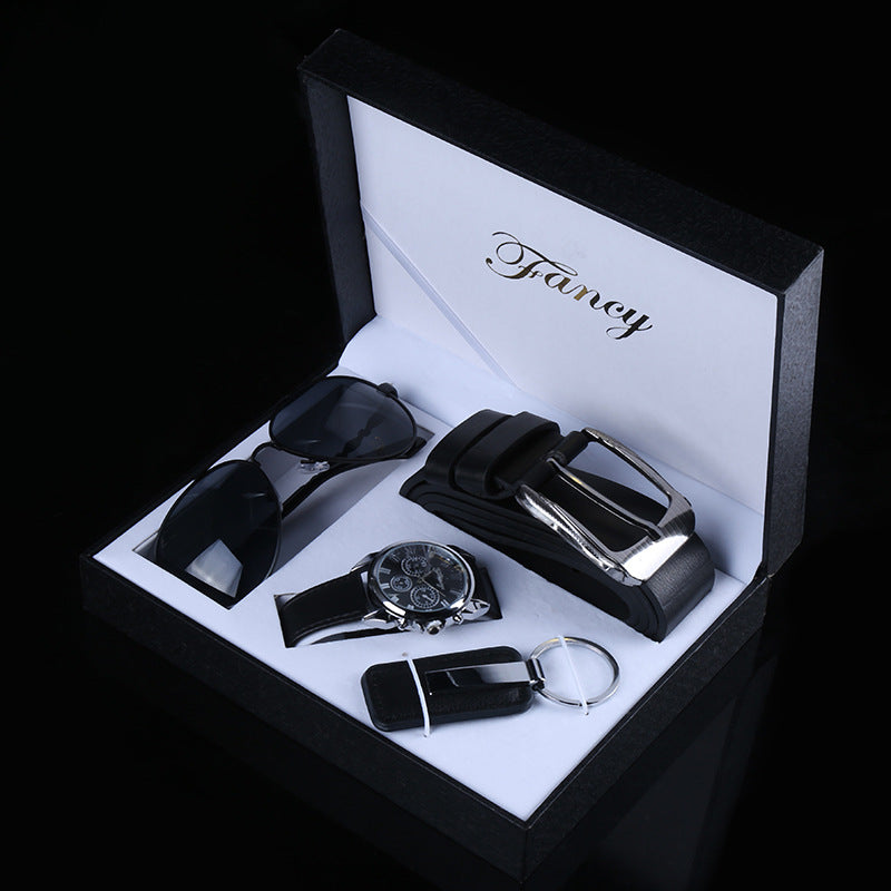 Creative Festival Gift Set: Belt, Glasses, Watch, Keychain | Accessory