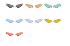 Rimless Triangle Cat-Eye Sunglasses
