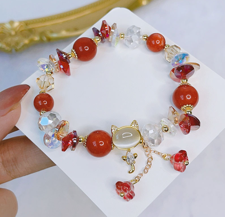 Super Micro Inlaid Cat Fashion Bracelet