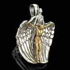 Holy Redemption Jesus Angel Necklace - Religious Gift