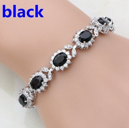 Inlaid Cross Bracelet for Women