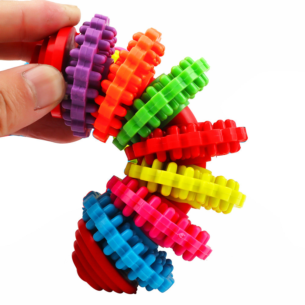 Colorful Ring Pet Toy for Dog Teething