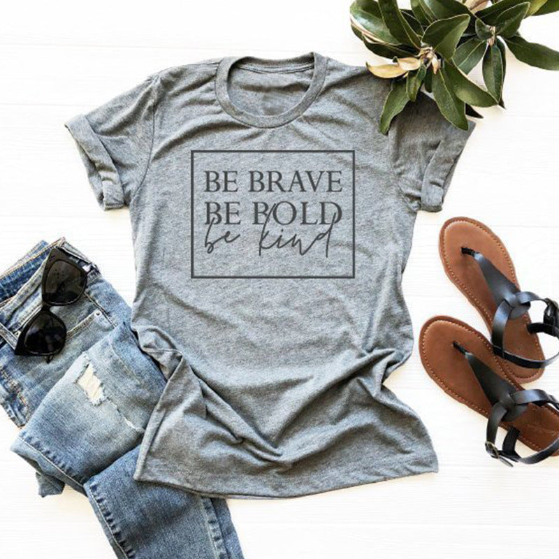 Be Brave Be Bold Be Kind Christian T-Shirt for All | Faith Streetwear