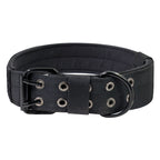 OneTigris Adjustable Military Dog Collar with Metal D-Ring