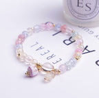 Trendy Summer Cat's Eye Crystal Bracelet for Girls