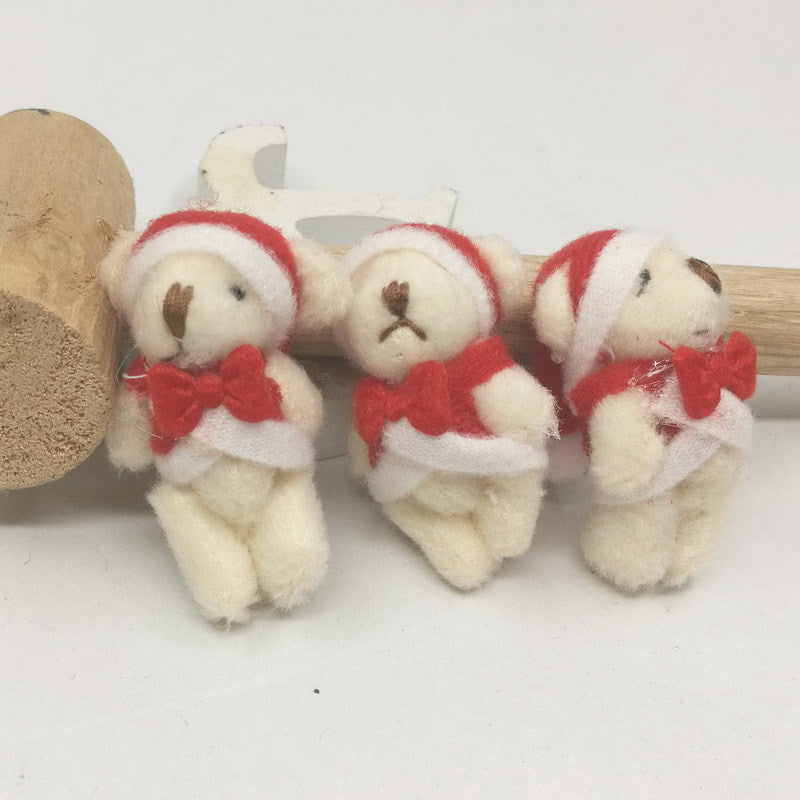 Plush Teddy Bear Gift with Jointed Accessories (4.5cm) | Home Decor