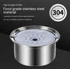Stainless Steel Large Capacity Floating Pet Bowl