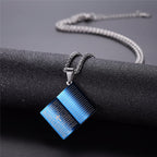 Jesus Bible Pendant Necklace - Stainless Steel Christian Jewelry