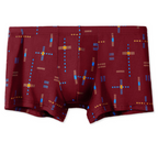 Men's Textured Print Swim Trunks