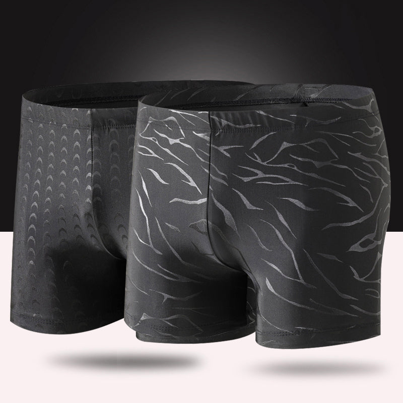 Men's Sharkskin Quick-Dry Swim Trunks