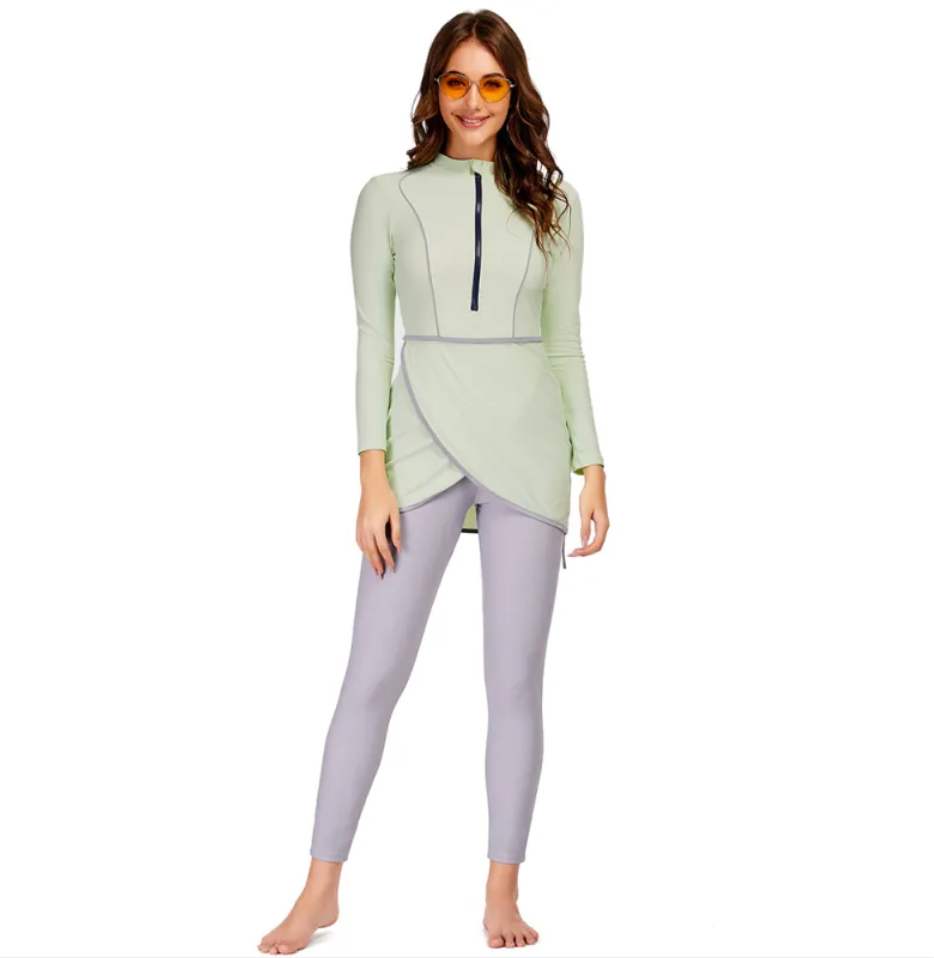 Modest Full-Coverage Swimwear Set