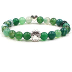 Tigereye Multi-color Stripe Agate Dog Hoof Bracelet