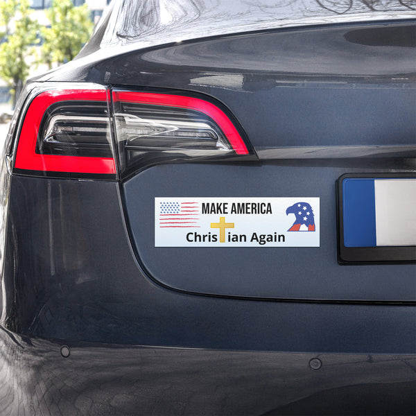 MACA Make America Christian Again Car Bumper Magnet