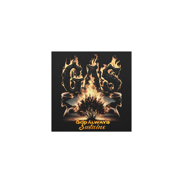 GAS Christian Car Magnet - God Always Sustains | Faith Auto Decor