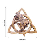 Pagan Gods Carving Rune Resin Wall Hanging Decor | Home Decor