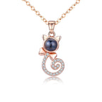 Cat Projection Necklace