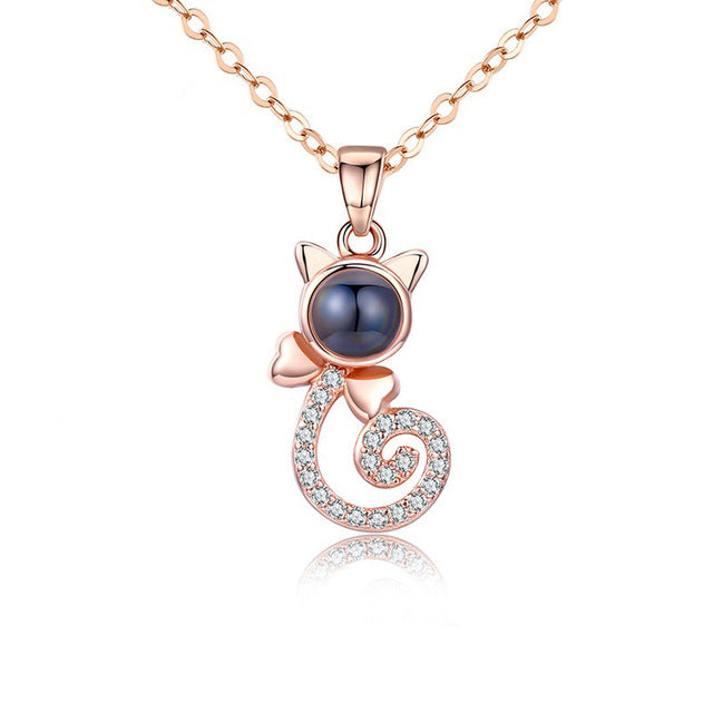 Cat Projection Necklace