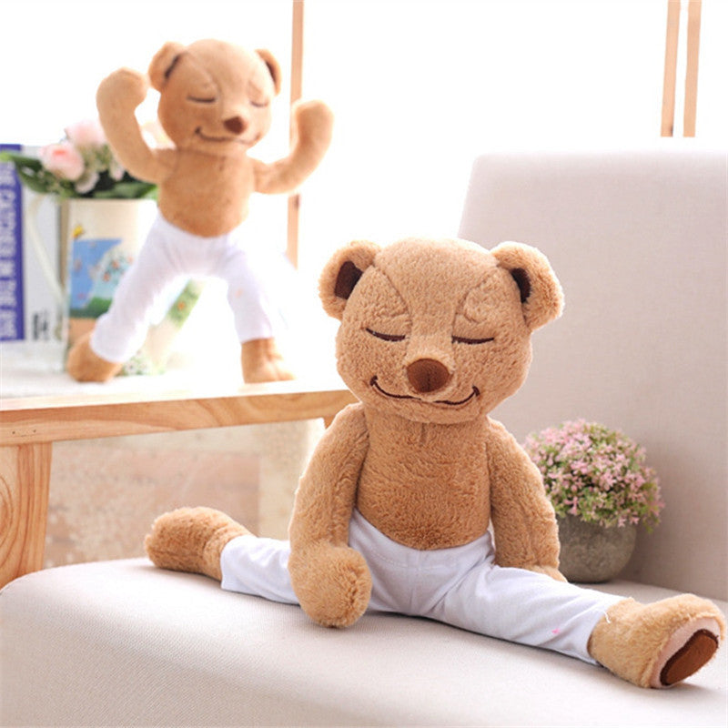 Yoga Bear Plush Toy - Teddy Bear Doll | Home Decor