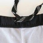 Men's Red Flame Print Swim Trunks