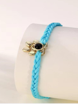 Dog Claw Projection Bracelet with Engraved Photo