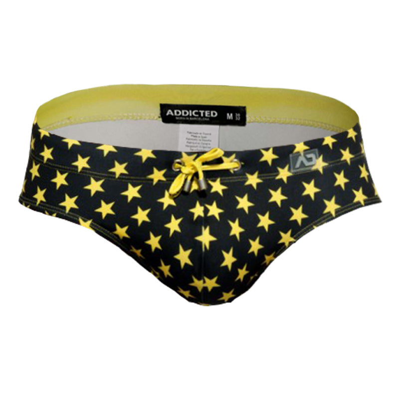 Men's USA Flag Stars Swim Briefs
