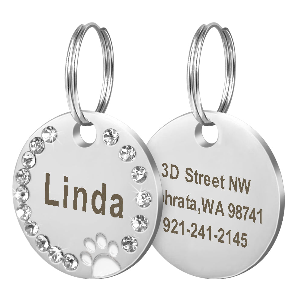 Customizable Metal Round Keychain in 6 Colors | Accessory