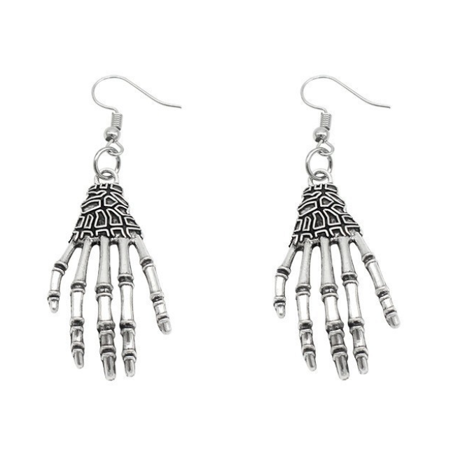 Halloween Skeleton Hand Keychain Set for Decor | Accessory