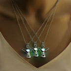 DIY Colorful Glow-in-the-Dark Angel Paw Necklace