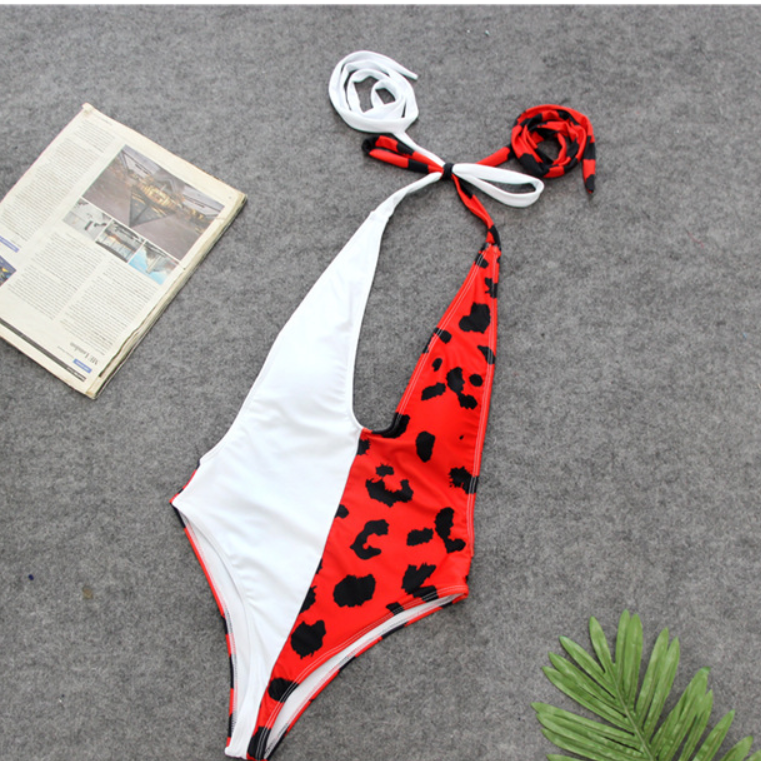 Animal Print One-Piece Swimsuit