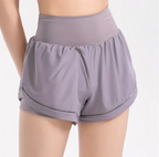 Women's High-Waist Quick-Dry Fitness Shorts